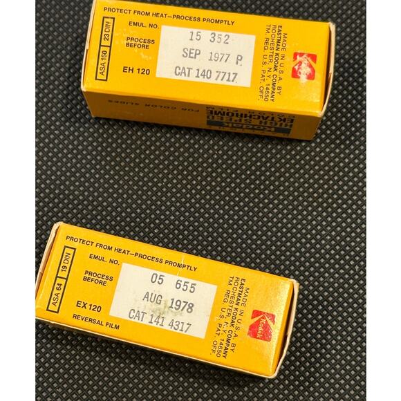 2 Rolls Expired Kodachrome 120 High Speed Ektachrome Color Film for Slides - Picture 4 of 4